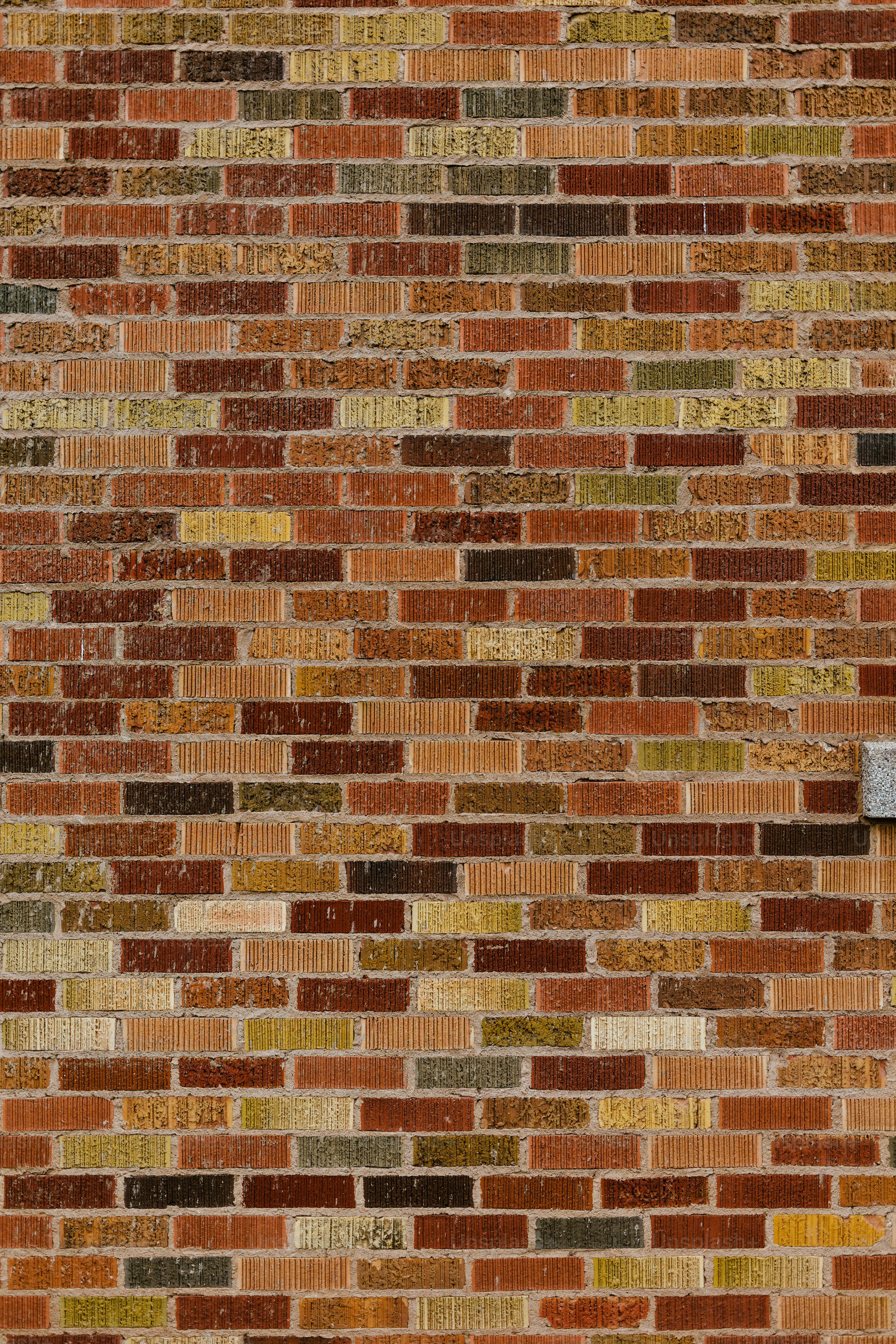 Garden wall, English bond, lime-pointed
