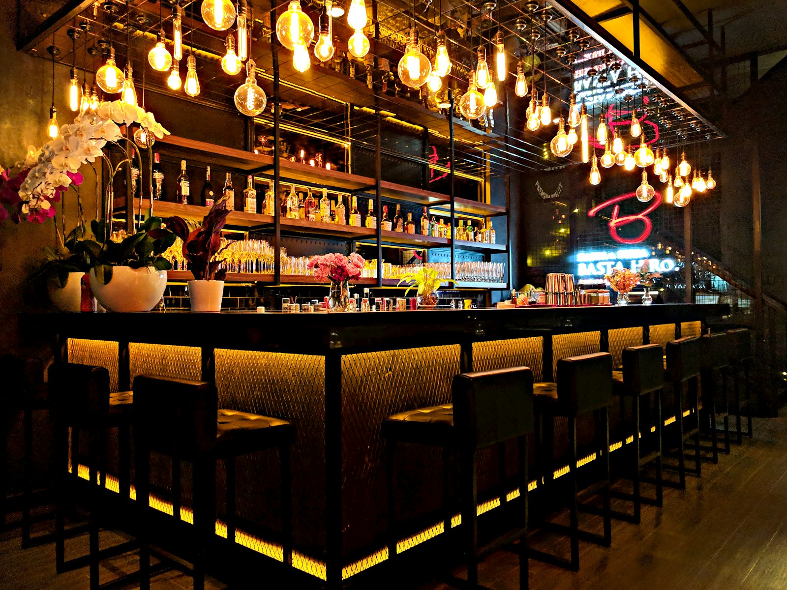 The bar at Velvet Hour